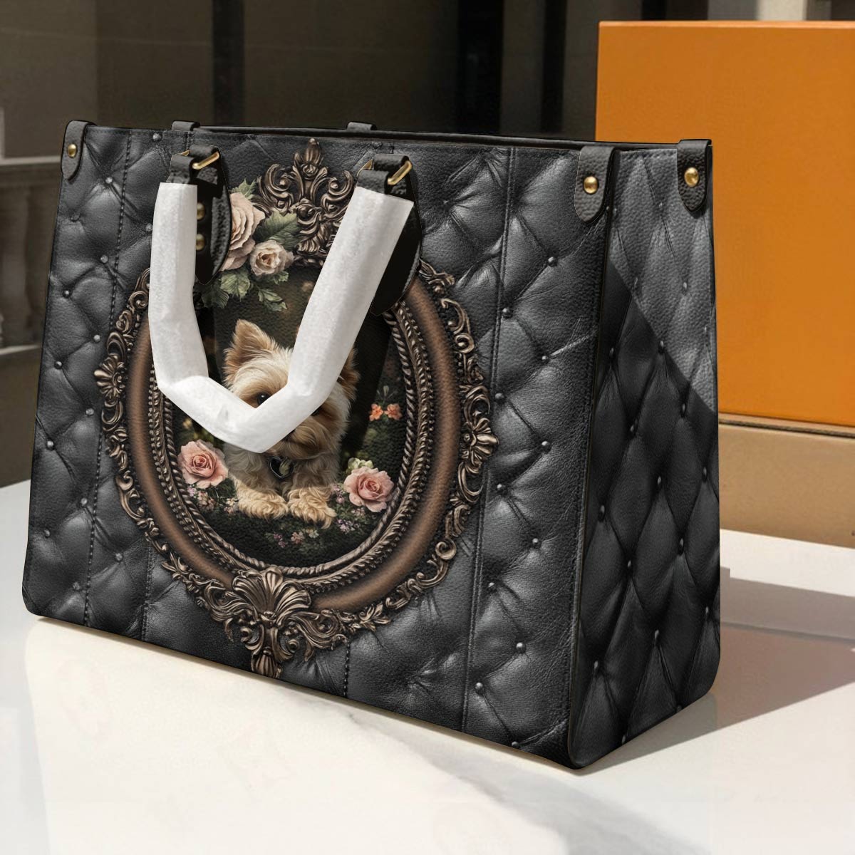 Lorva Yorkie Leather Bag Victorian