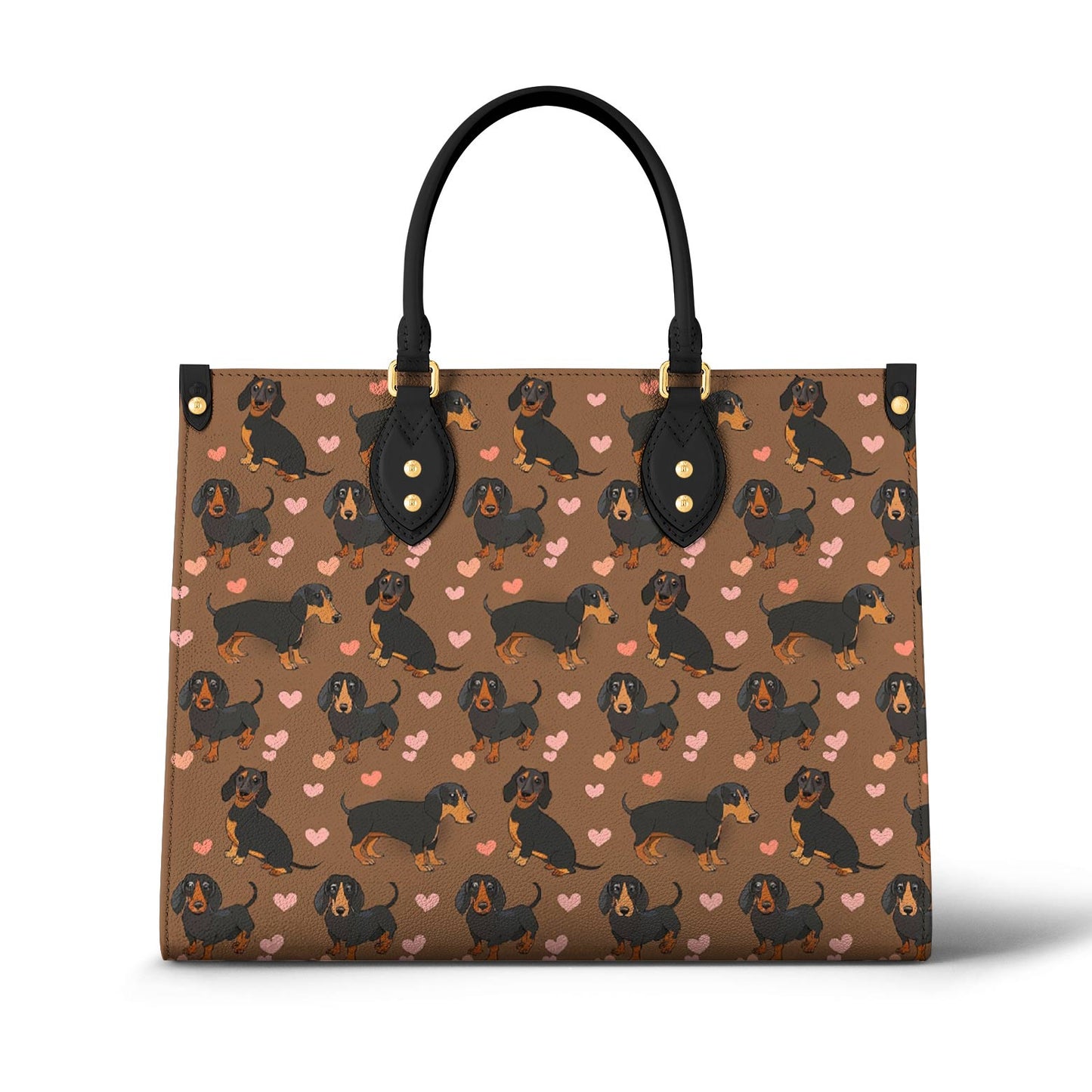 Lorva Leather Bag Dachshund Love