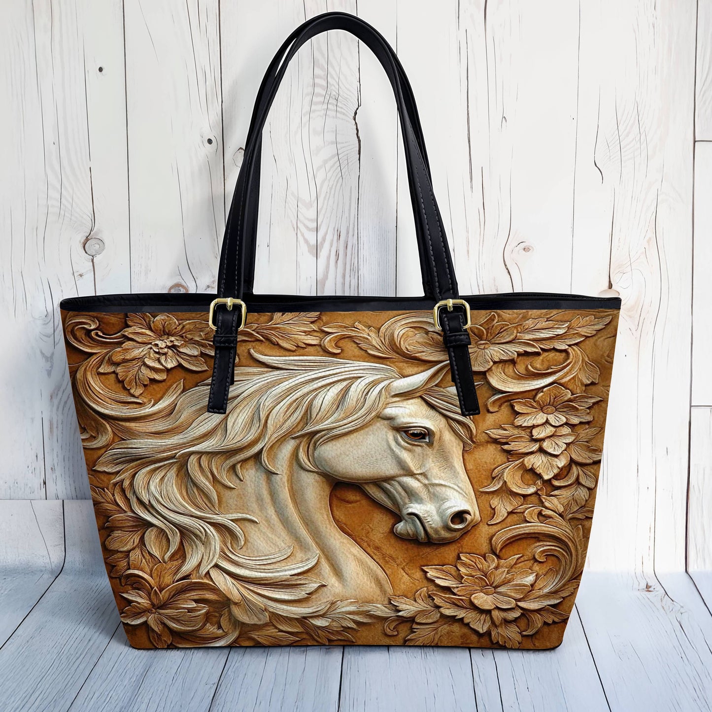 Lorva Leather Tote Bag Majestic Harmony
