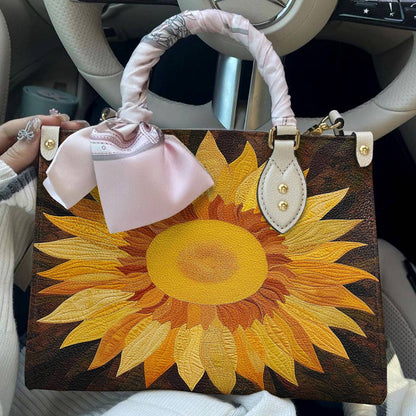 Lorva Leather Bag Sunny Bloom