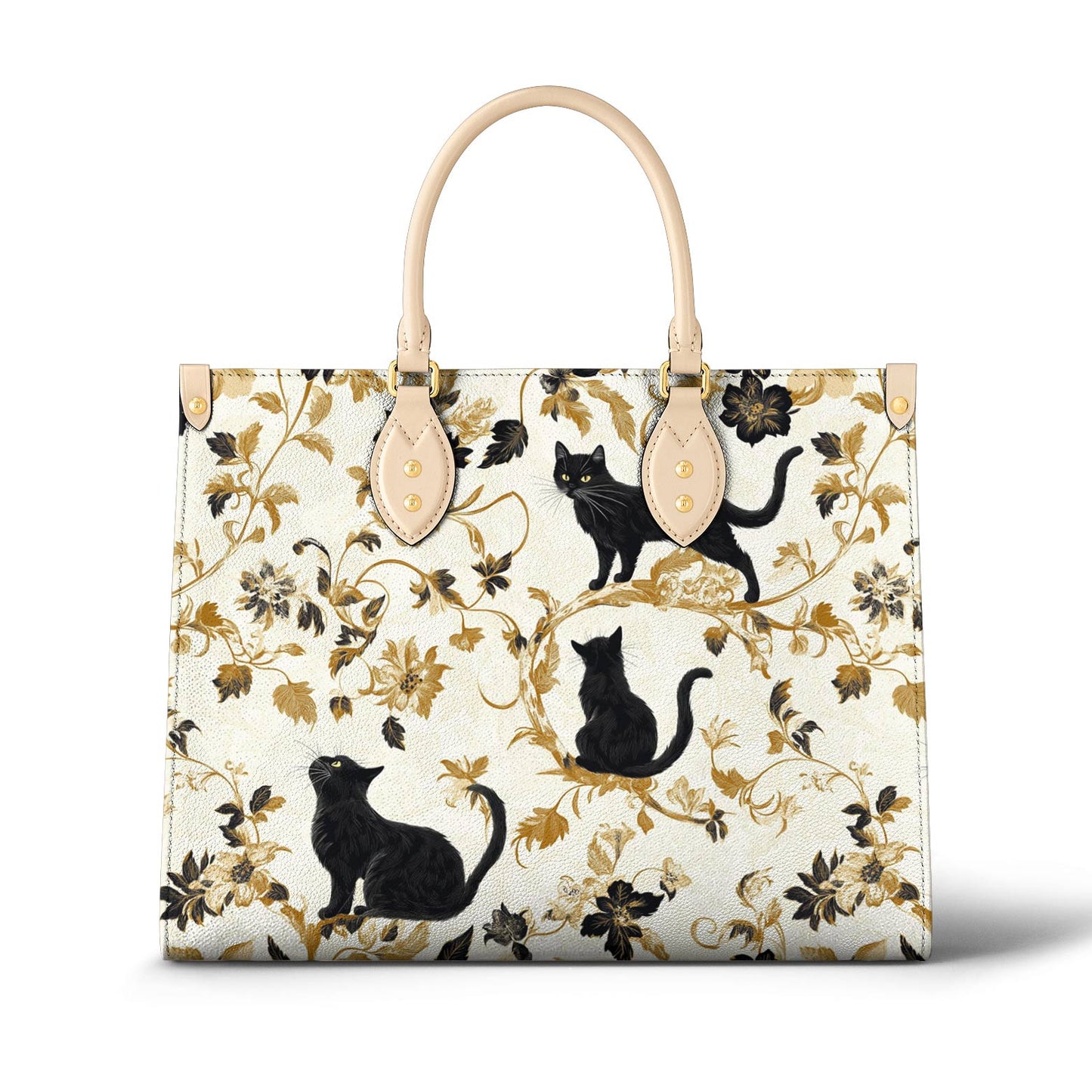 Lorva Leather Bag Midnight Black Cats