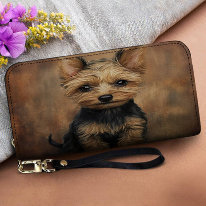 Lorva Yorkie Leather Wallet My Soul