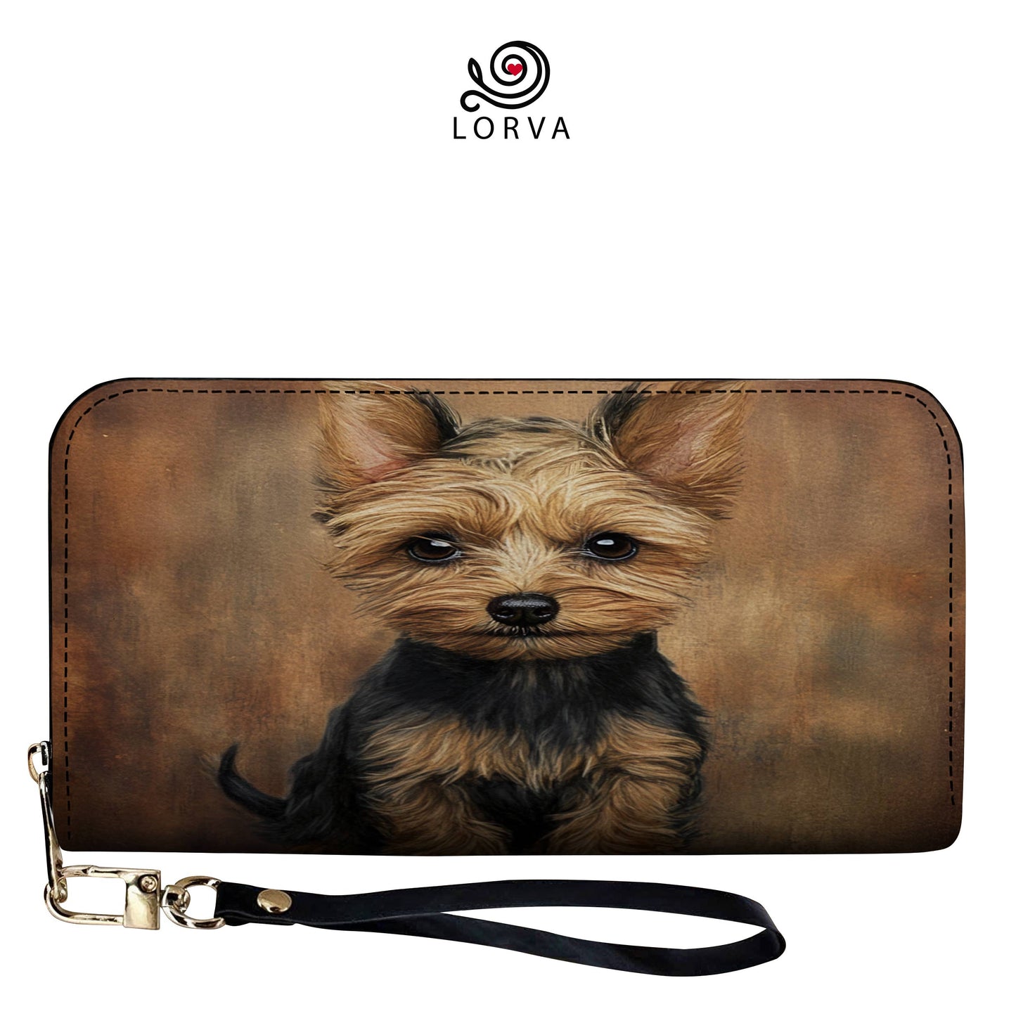 Lorva Yorkie Leather Wallet My Soul