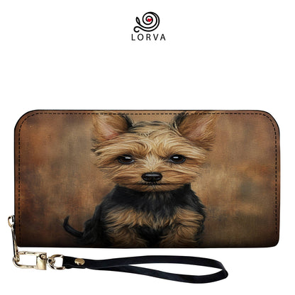 Lorva Yorkie Leather Wallet My Soul