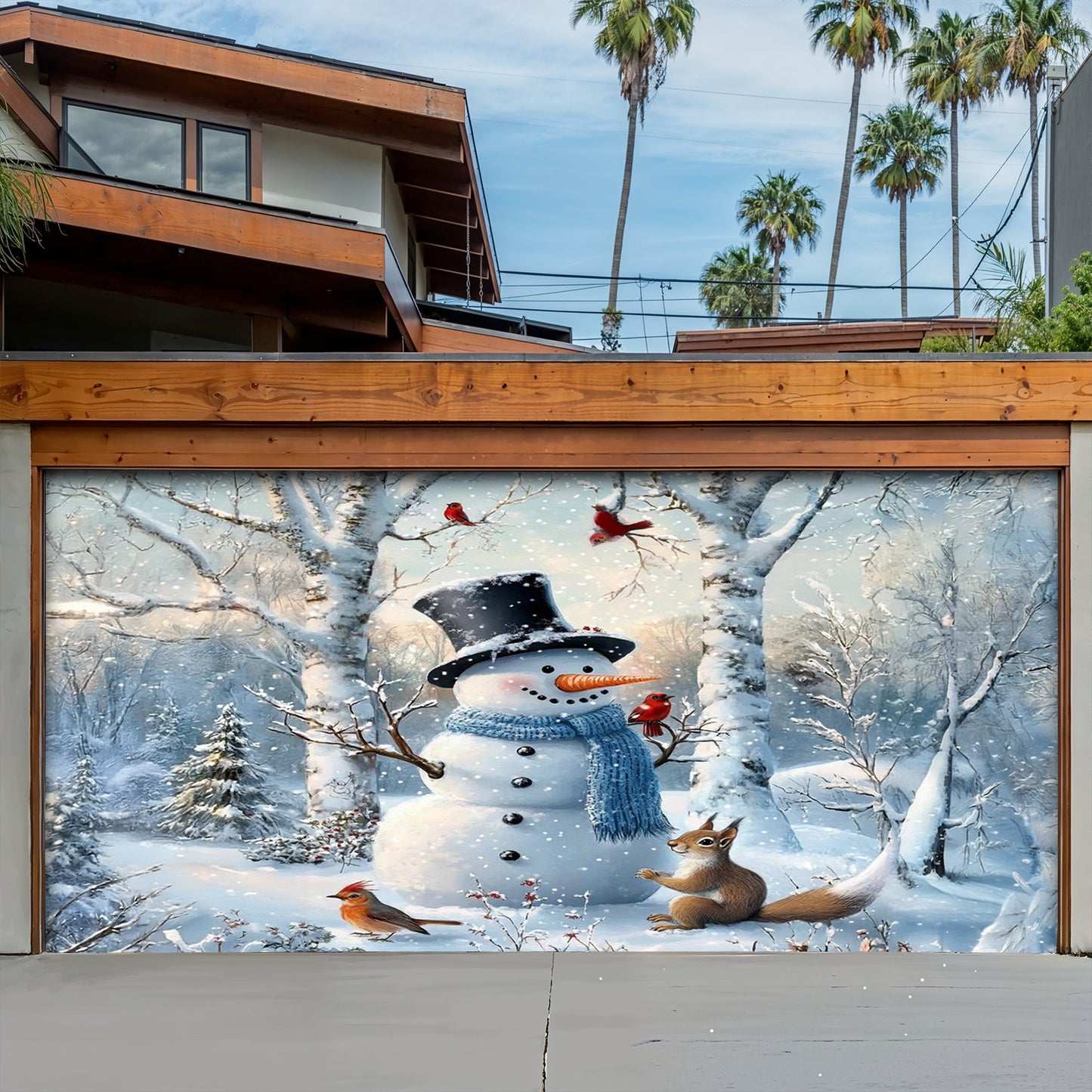Lorva Christmas Garage Door Banner Decoration Merry Christmas My Friends!