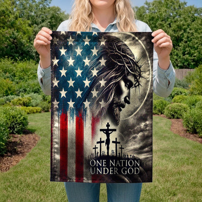 Lorva Garden Flag God Bless America