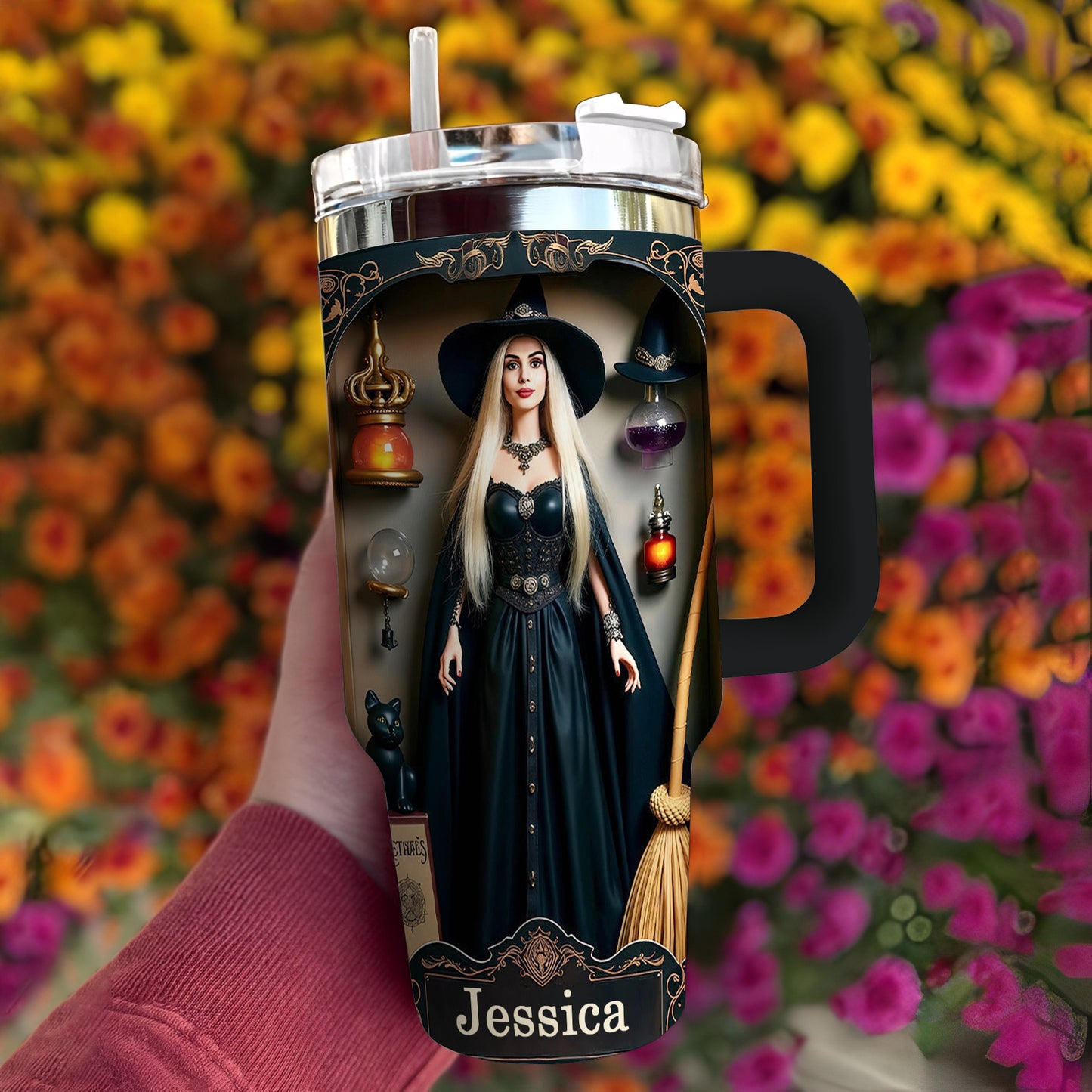 Witch Lorva Tumbler Personalized Beautiful Witch Life