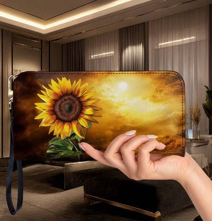 Lorva Leather Wallet Eternal Sunflower