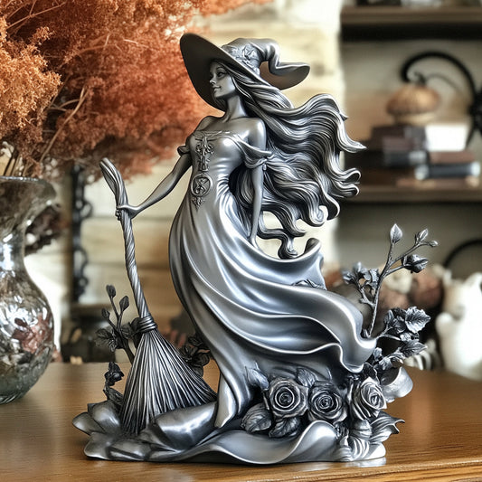 Witch Custom Shaped 2D Print Acrylic Plaque Whispers in the Wind