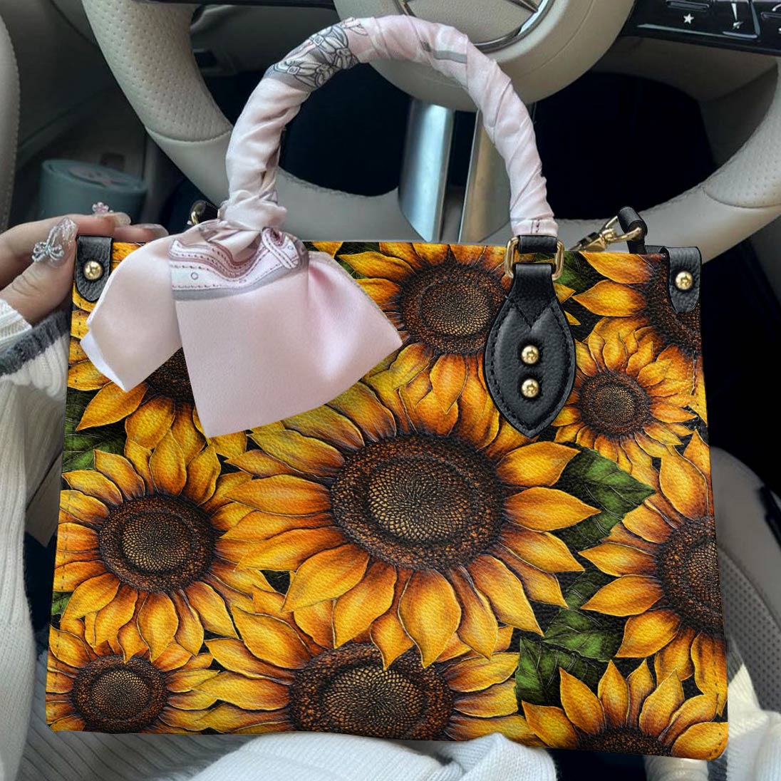 Lorva Leather Bag Sunlit Elegance