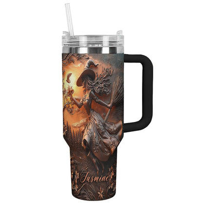 Witch Lorva Tumbler Personalized Witching Hour Glow