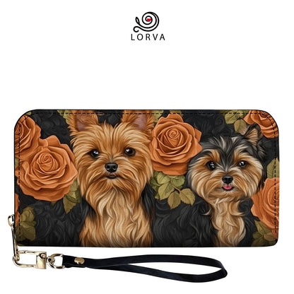 Lorva Leather Wallet Classy, Sassy, Yorkie Obsessed
