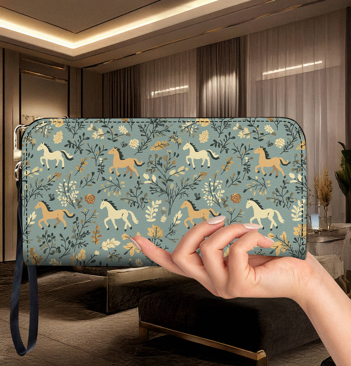 Lorva Horse Leather Wallet Wild Whisper