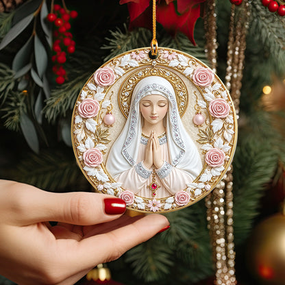 Lorva 2D Acrylic Ornament Divine Beauty Virgin Mary