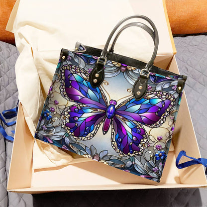 Lorva Leather Bag Mosaic Butterfly