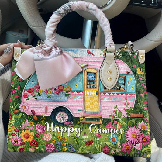 Lorva Leather Bag Happy Camper