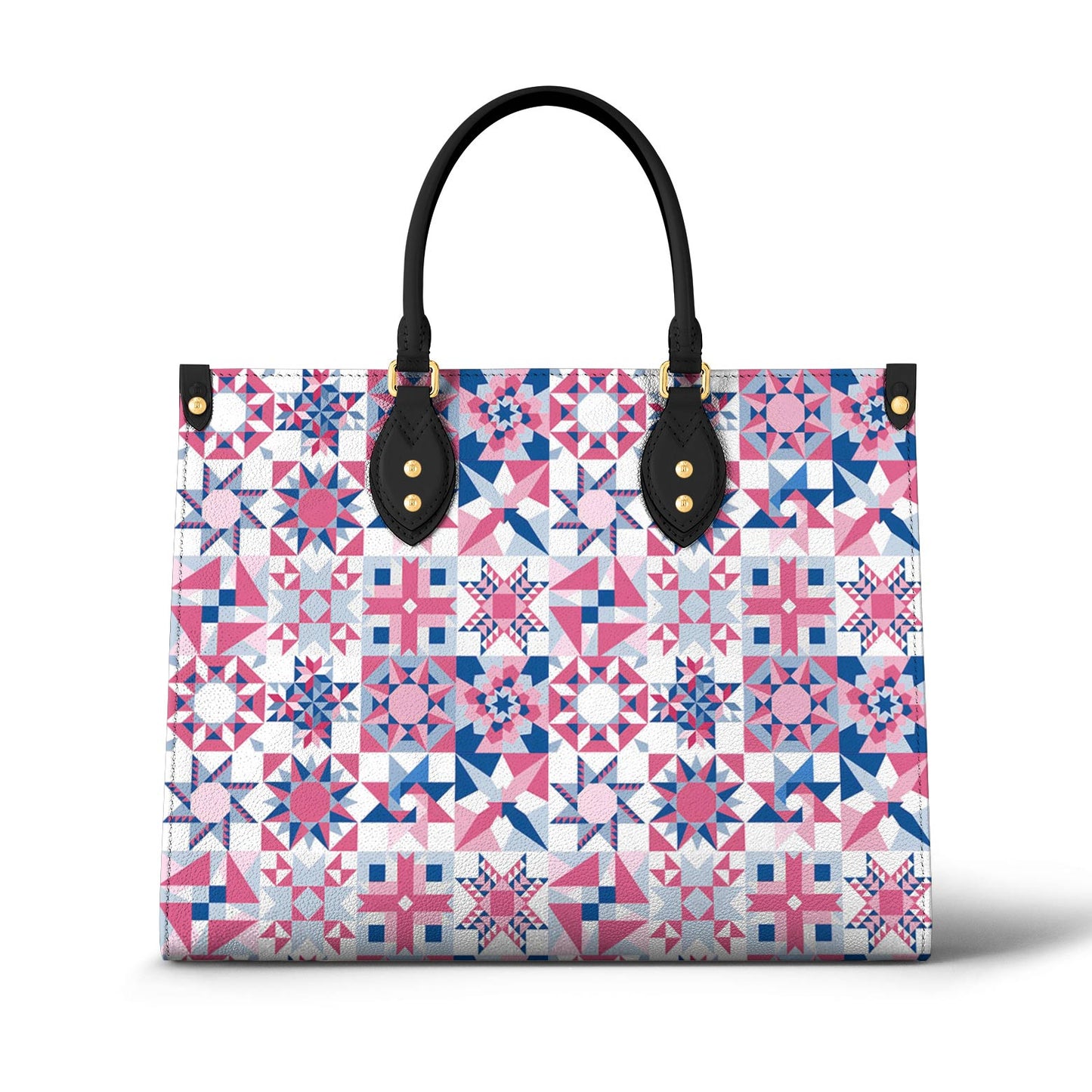 Lorva Leather Bag Complicated Quilting Blocks