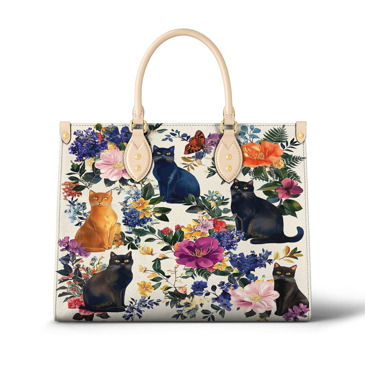 Lorva Leather Bag Botanic Purrfection