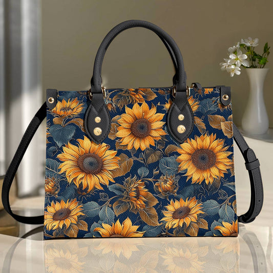 Lorva Leather Bag Rustic Sunflower