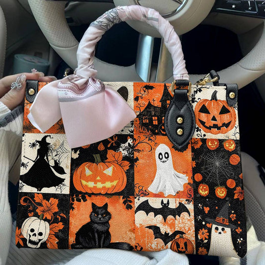 Halloween Lorva Leather Bag Happy Halloween
