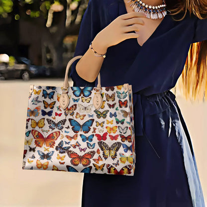 Lorva Leather Bag Butterfly Kaleidoscope