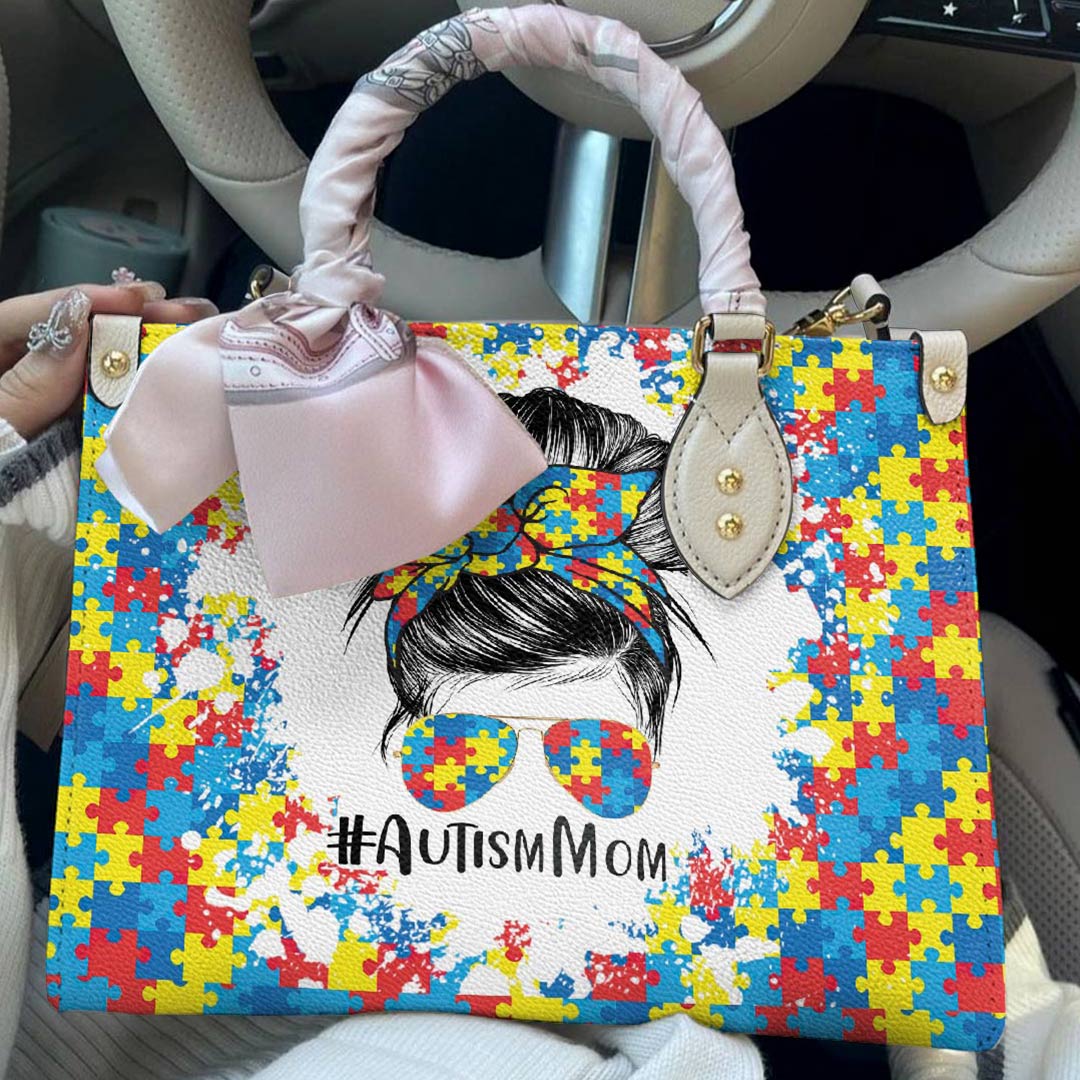 Lorva Leather Bag Autism Mom Lovely