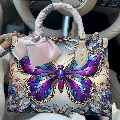 Lorva Leather Bag Mosaic Butterfly