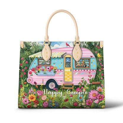 Lorva Leather Bag Happy Camper