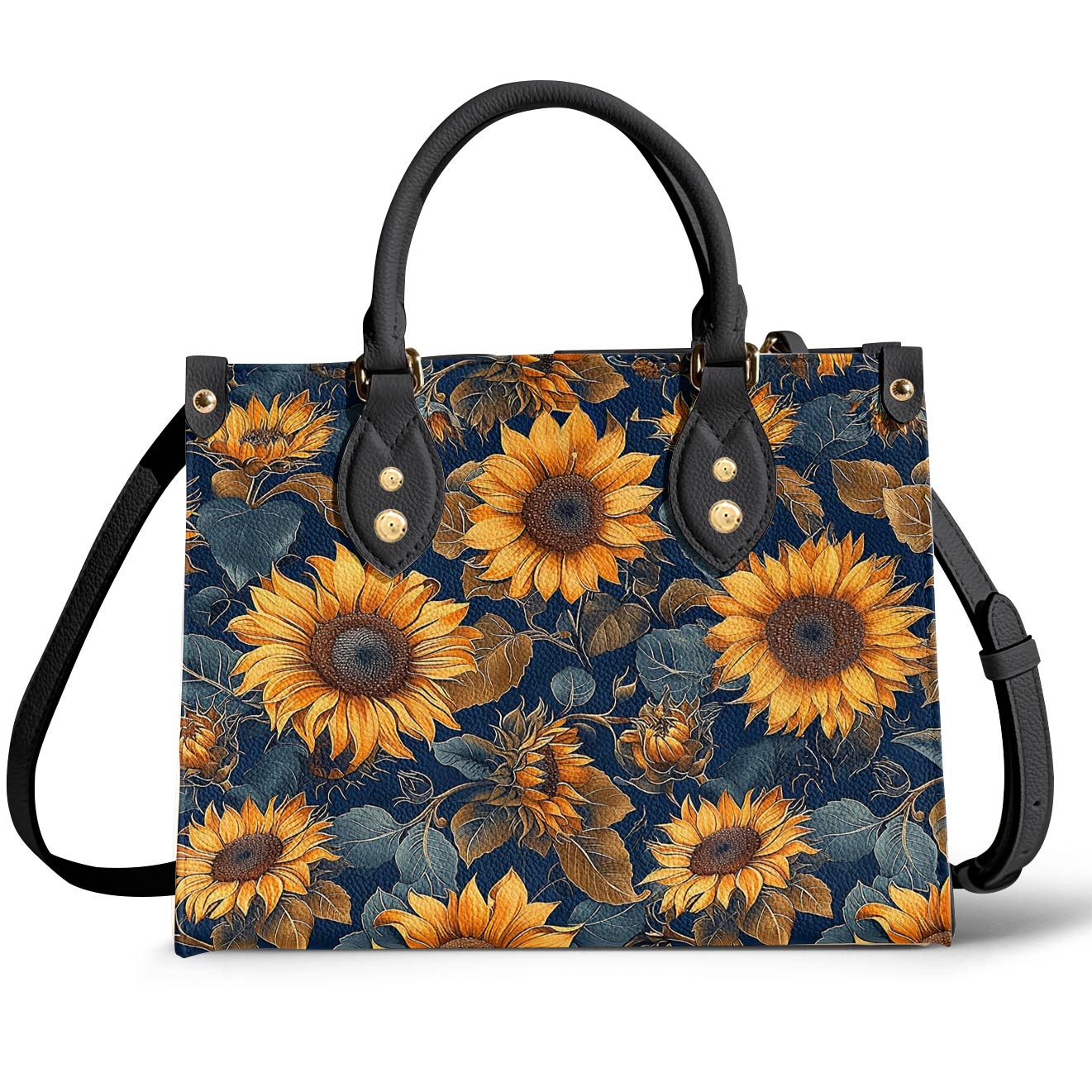 Lorva Leather Bag Rustic Sunflower