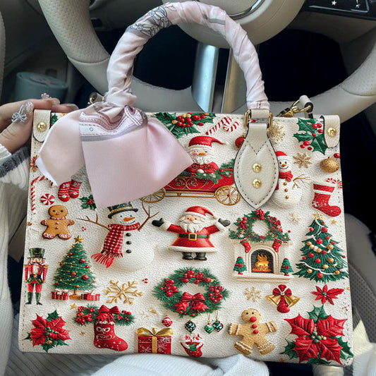 Lorva Leather Bag Cute Christmas