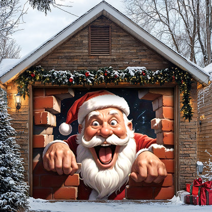 Lorva Christmas Garage Door Banner Decoration Hello