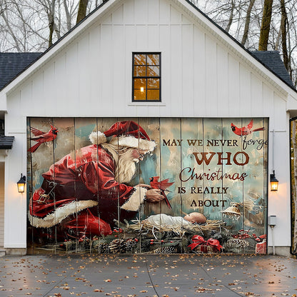 Lorva Christmas Garage Door Banner Decoration Hope Love