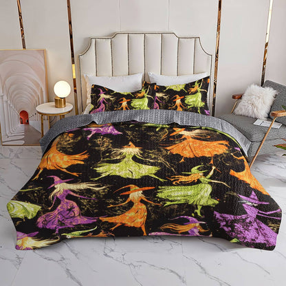 Witch Lorva All Season Quilt 3-Piece Set Mystic Flight