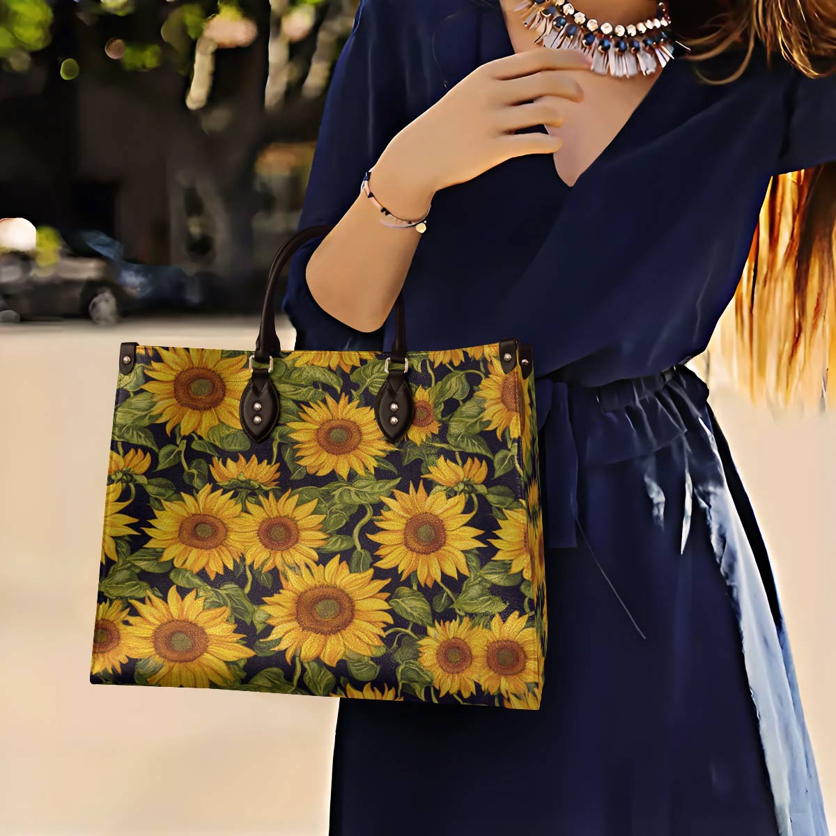 Lorva Leather Bag Sunflower Whisper