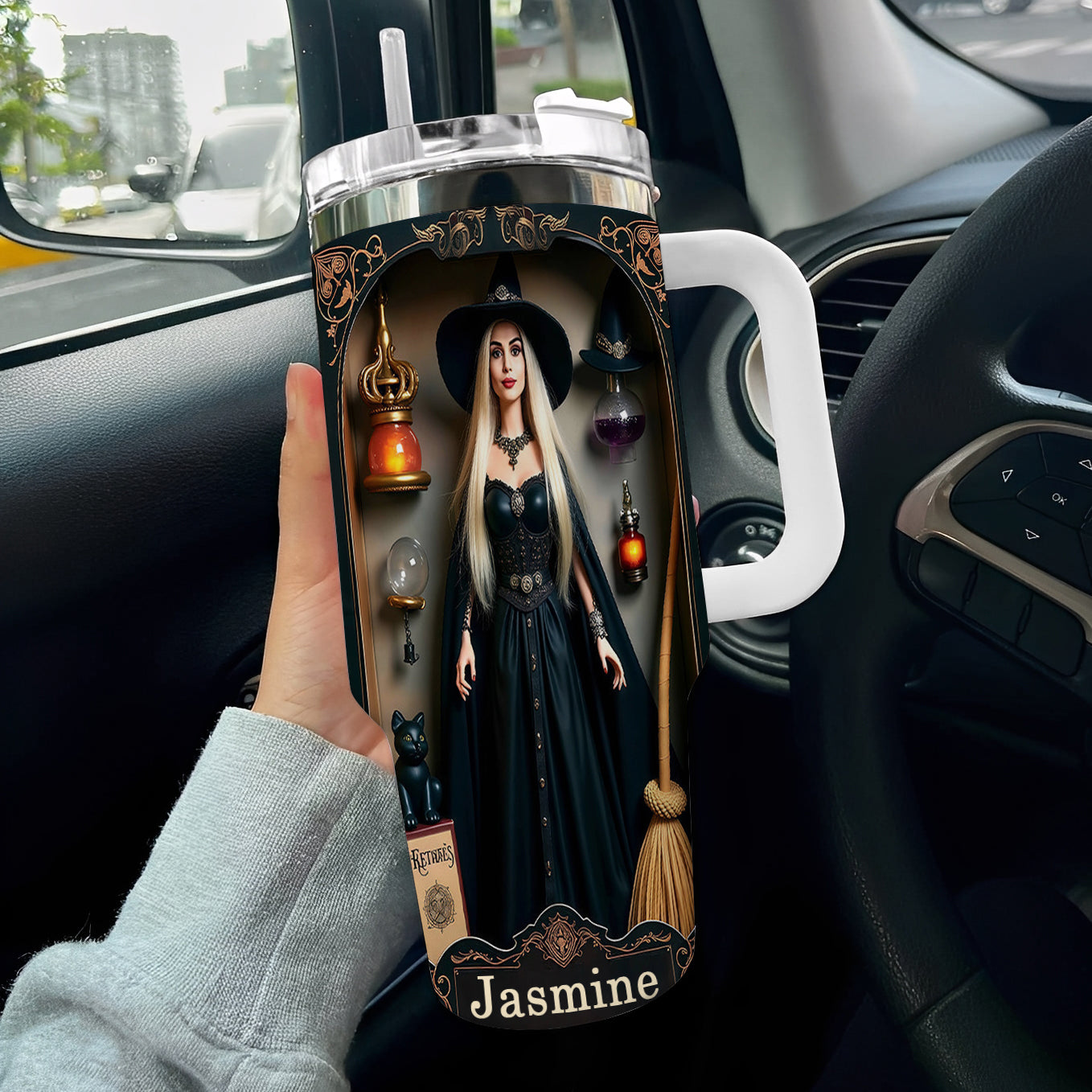 Witch Lorva Tumbler Personalized Beautiful Witch Life