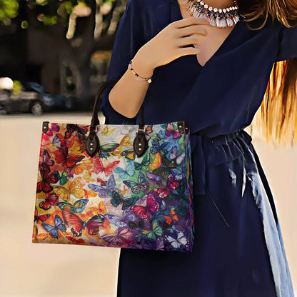 Lorva Butterfly Leather Bag Rainbow Migration