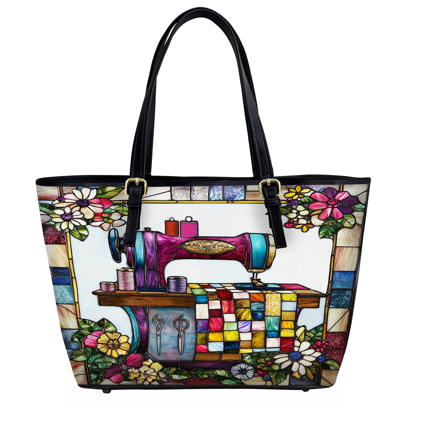 Lorva Leather Tote Bag The Quilter’s Window