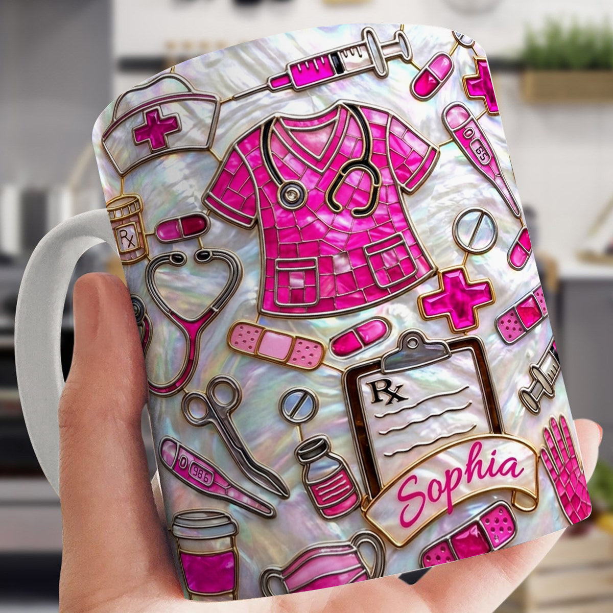 Lorva Personalized Nurse Mug Gorgeous Nurselife
