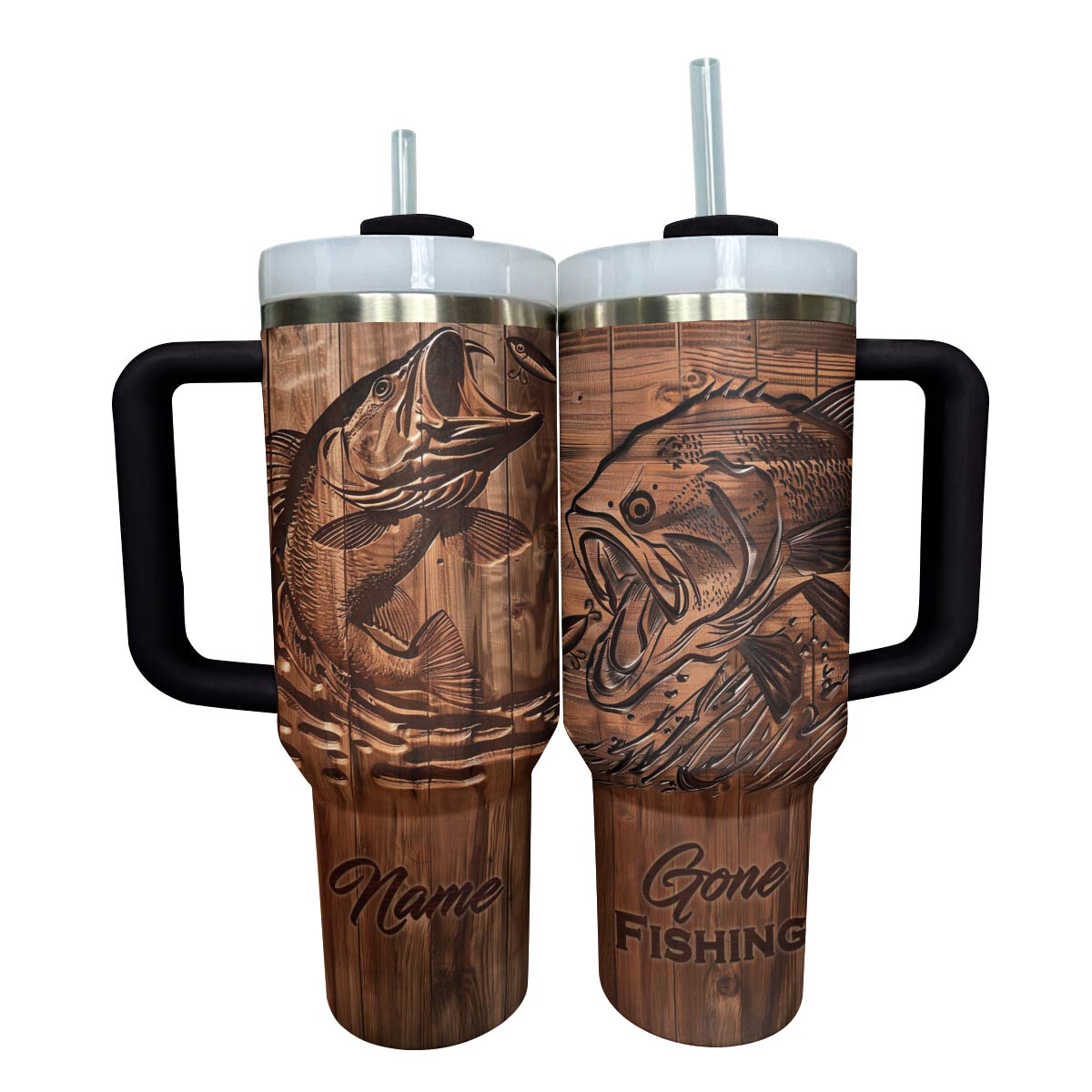 Lorva Personalized Tumbler Stunning Largemouth Bass