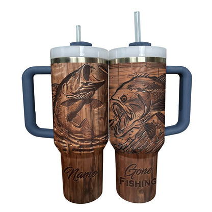 Lorva Personalized Tumbler Stunning Largemouth Bass