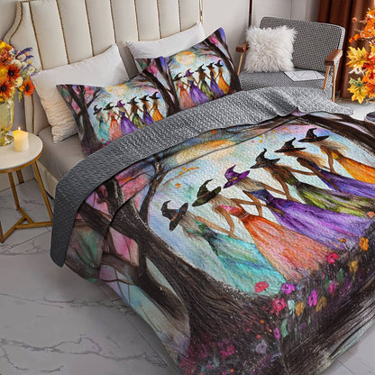 Witch Lorva All Season Quilt 3-Piece Set Spellbound Sisterhood