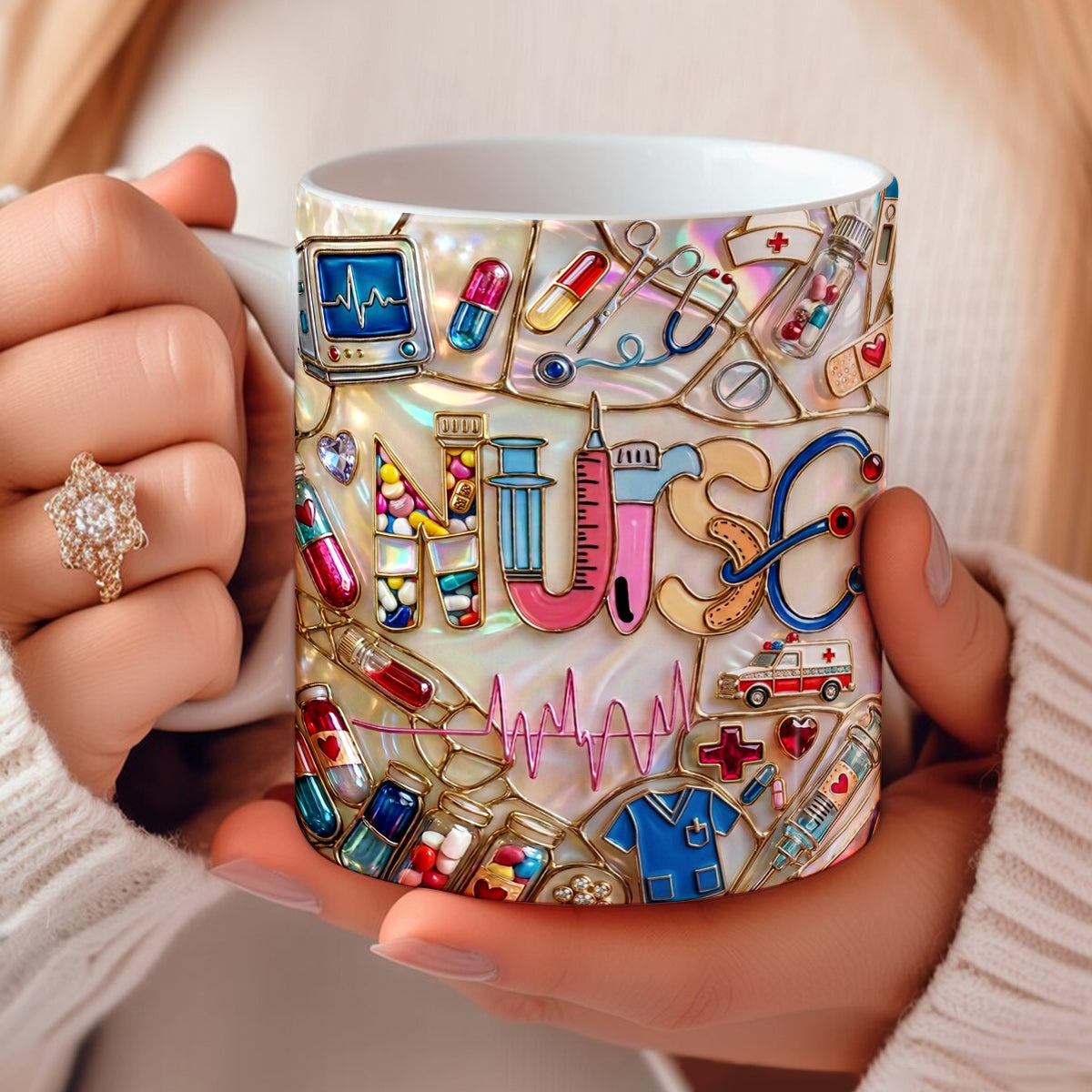 Lorva Nurse Mug Sparkling Nurse Life