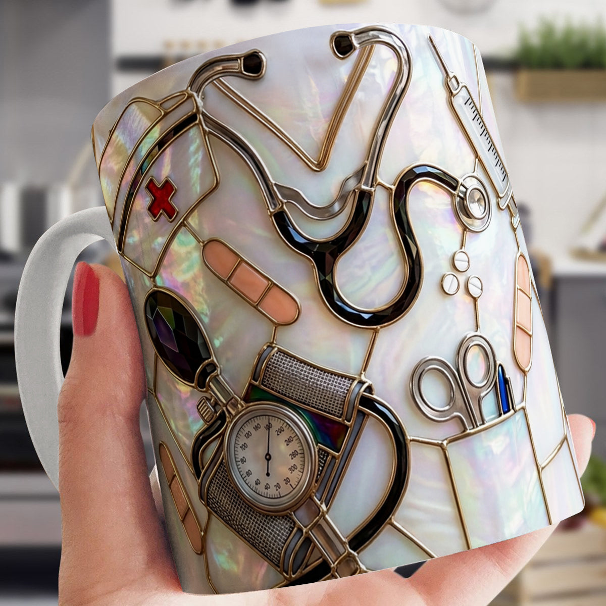 Lorva Nurse Mug Nursing Is A Work Of Heart