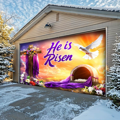 Lorva Garage Door Banner Decoration Dawn of Redemption