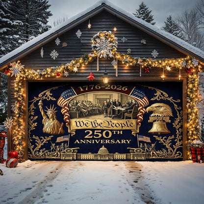 Lorva Garage Door Banner Decoration We The People