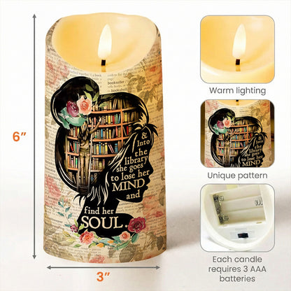 Lorva Reading LED Candle My Soul