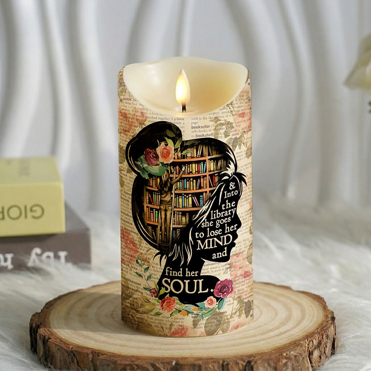 Lorva Reading LED Candle My Soul