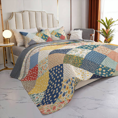 Lorva All Season Quilt 3-Piece Set Vintage Floral