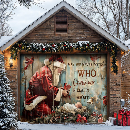 Lorva Christmas Garage Door Banner Decoration Hope Love