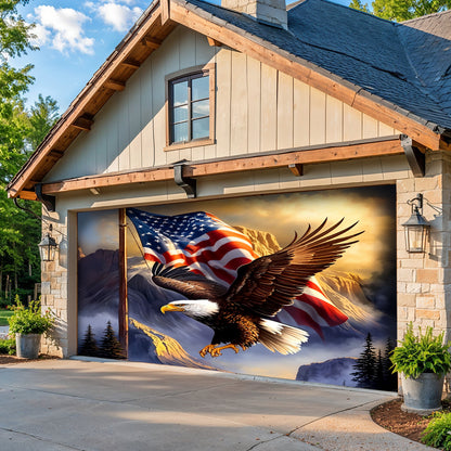 Lorva Garage Door Banner Decoration 250th Anniversary Cross The Mountain